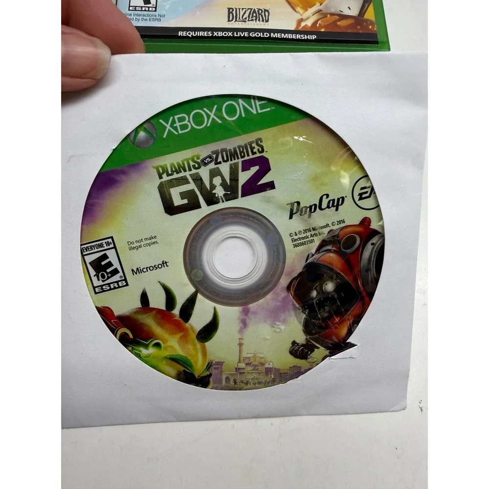 Xbox One Game Bundle Star Wars Battlefront II Overwatch Hello Neighbor PVZ GW2